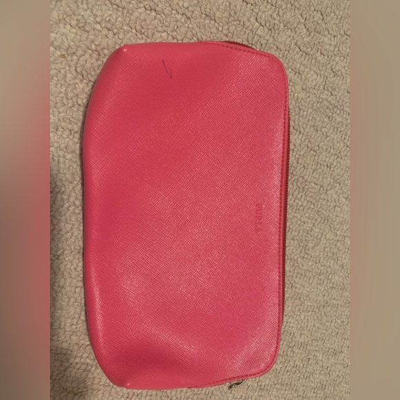 Furla pink clutch/makeup purse - Picture 2 of 2